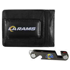 Los Angeles Rams Leather Cash & Cardholder & Key Organizer