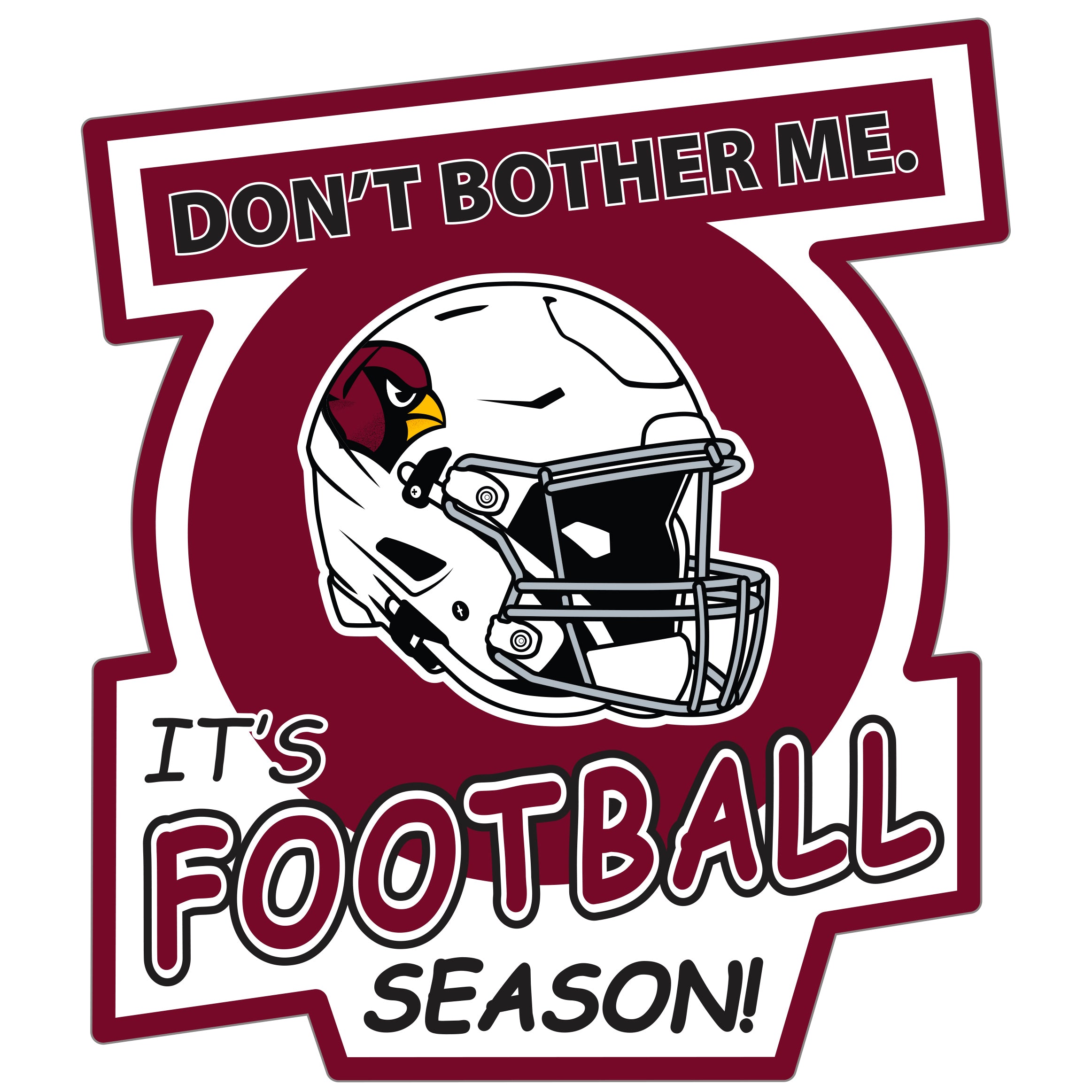 Arizona Cardinals Don't Bother Me Auto Decal