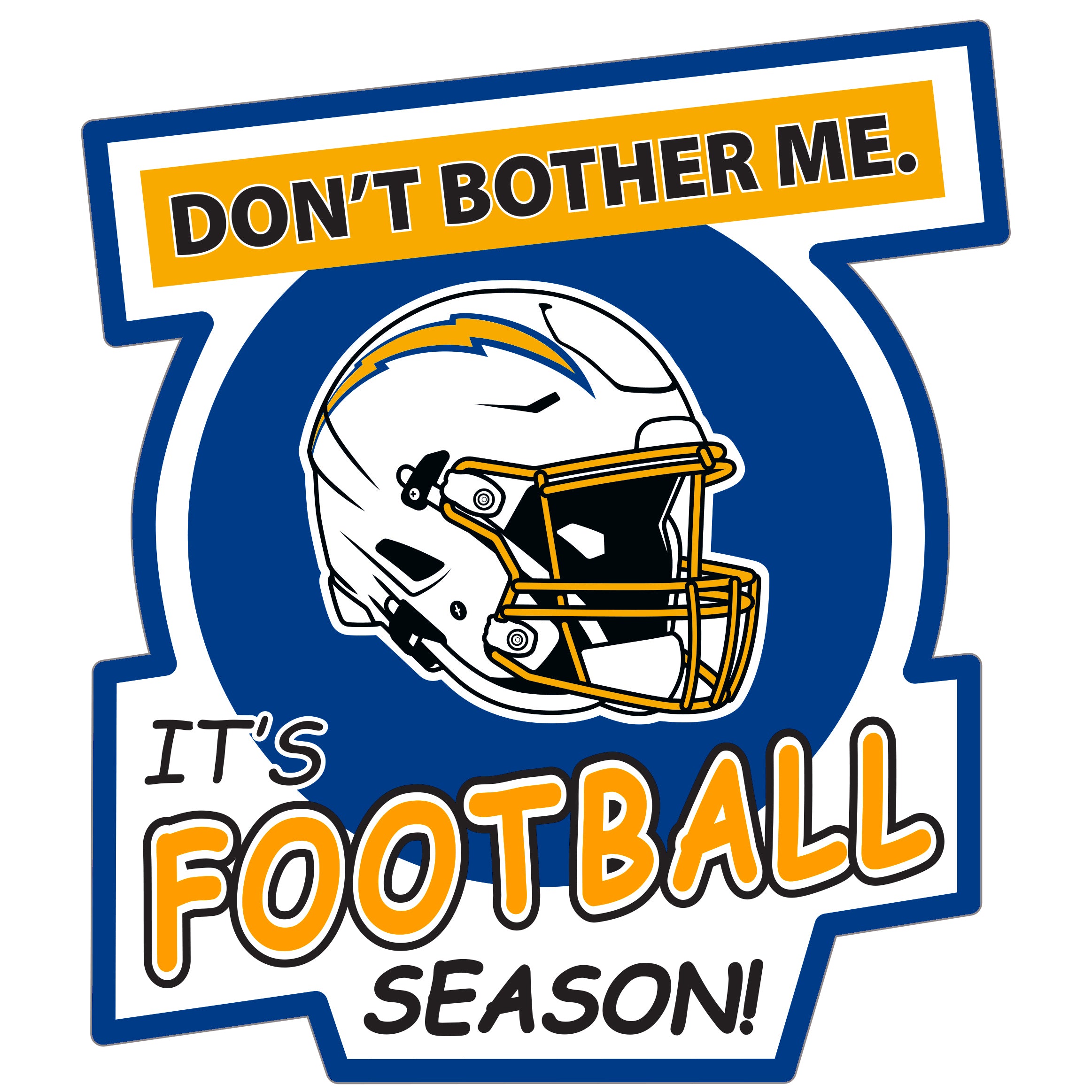 Los Angeles Chargers Don't Bother Me Auto Decal