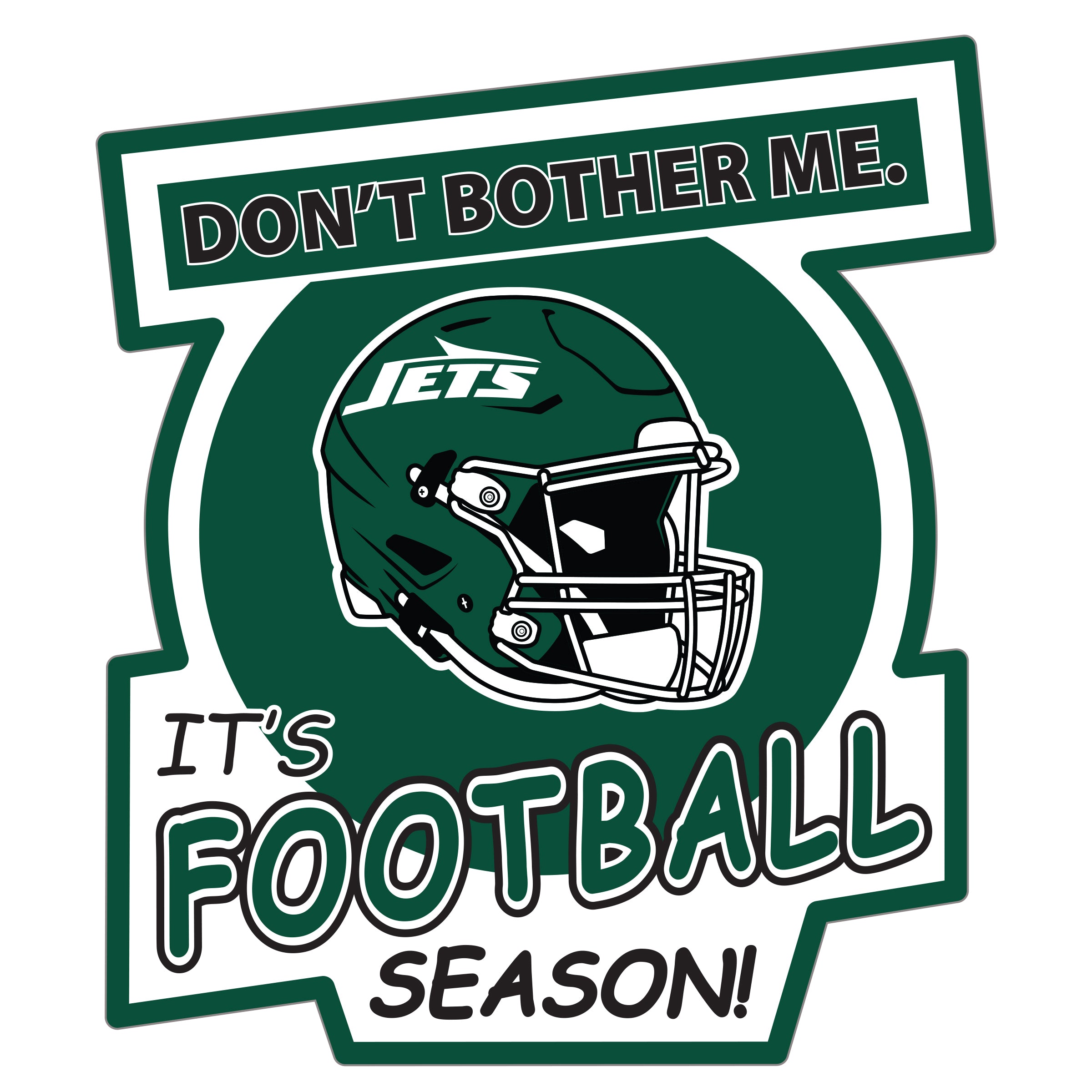 New York Jets Don't Bother Me Auto Decal