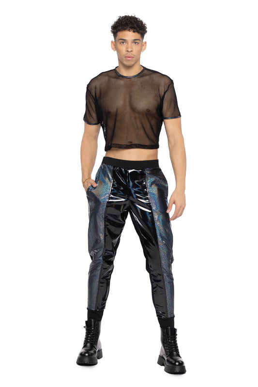 J-Valentine JR153 - Python & PVC Unisex Jogger