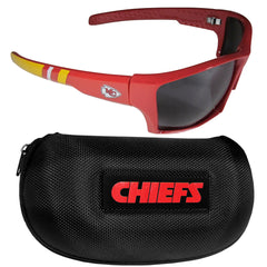 Kansas City Chiefs Edge Wrap Sunglass and Case Set