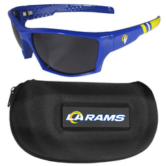 Los Angeles Rams Edge Wrap Sunglass and Case Set