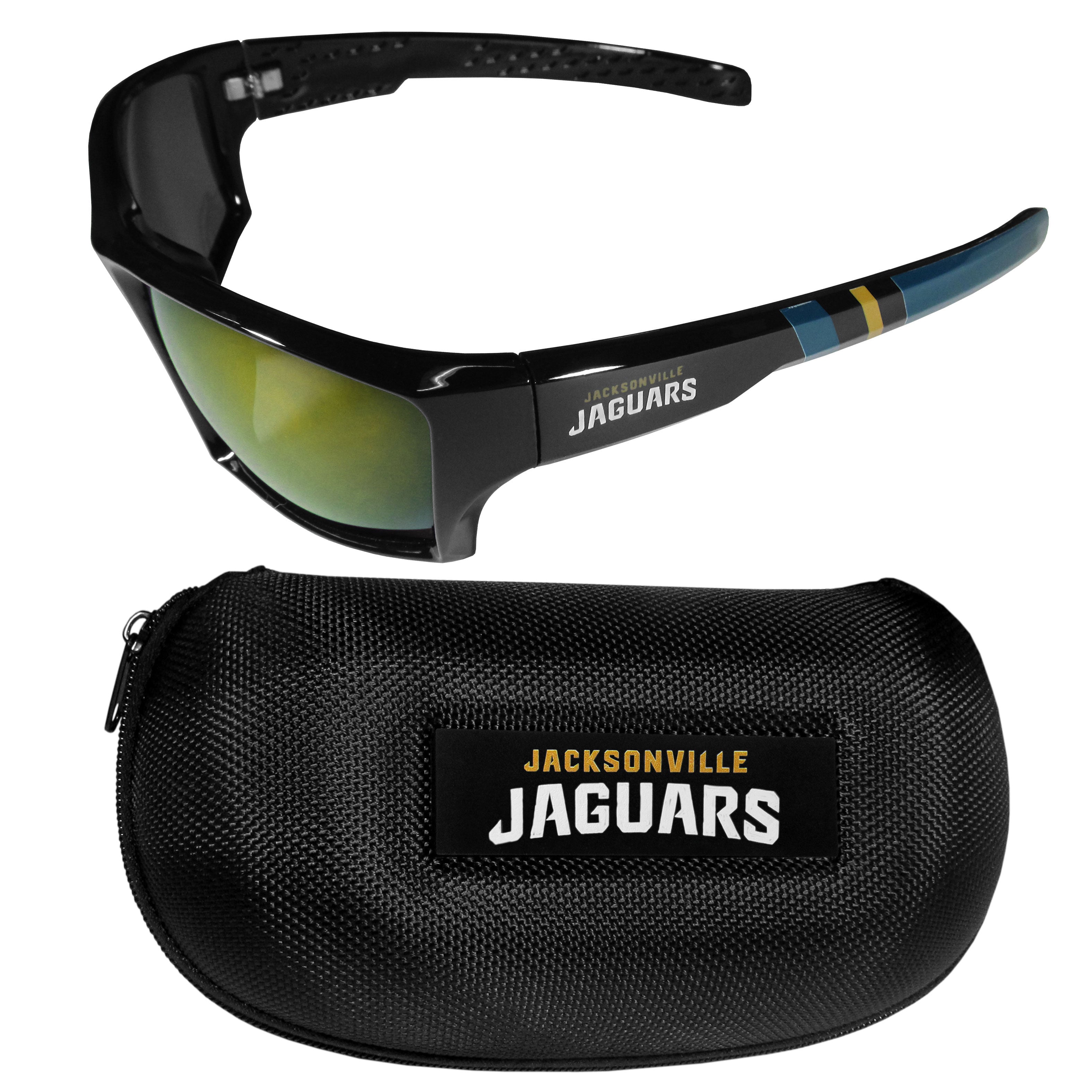 Jacksonville Jaguars Edge Wrap Sunglass and Case Set