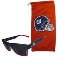 New York Giants Sportsfarer Sunglasses and Bag Set - Siskiyou Buckle