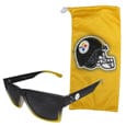 Pittsburgh Steelers Sportsfarer Sunglasses and Bag Set - Siskiyou Buckle