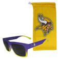 Minnesota Vikings Sportsfarer Sunglasses and Bag Set