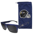 Baltimore Ravens Sportsfarer Sunglasses and Bag Set