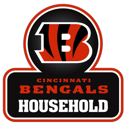 Cincinnati Bengals Household Auto Decal