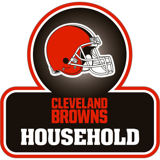 Cleveland Browns Household Auto Decal