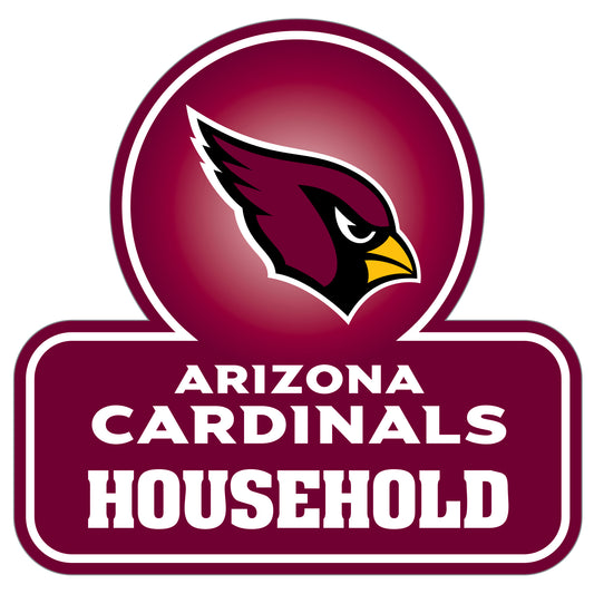 Arizona Cardinals Household Auto Decal - Arizona Cardinals