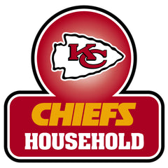 Calcomanía para el hogar de los Kansas City Chiefs