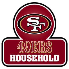 San Francisco 49ers Household Auto Decal - San Francisco 49ers