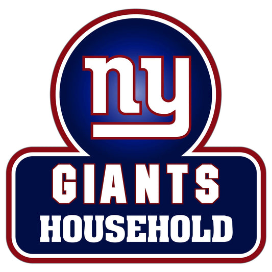 New York Giants Household Auto Decal - New York Giants