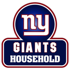 New York Giants Household Auto Decal