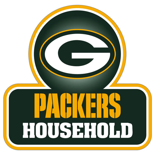 Calcomanía para el hogar de los Green Bay Packers