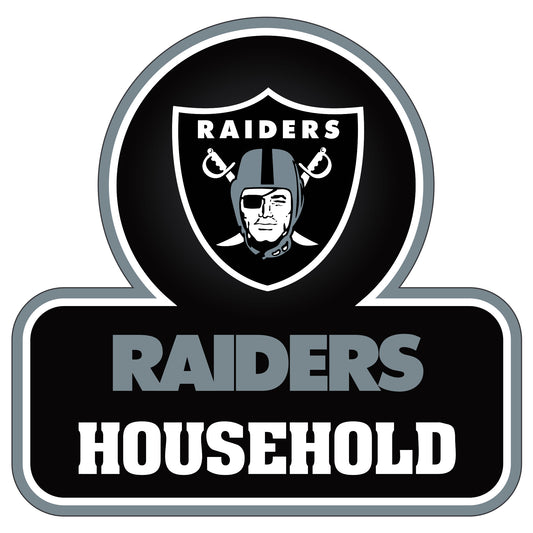 Las Vegas Raiders Household Auto Decal