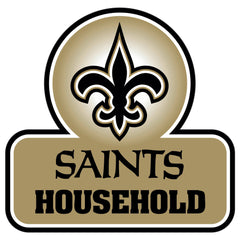 New Orleans Saints Household Auto Decal - New Orleans Saints