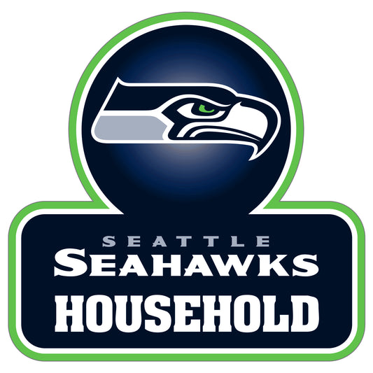 Seattle Seahawks Household Auto Decal