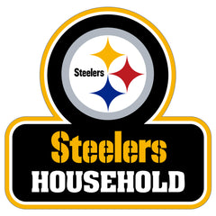 Pittsburgh Steelers Household Auto Decal