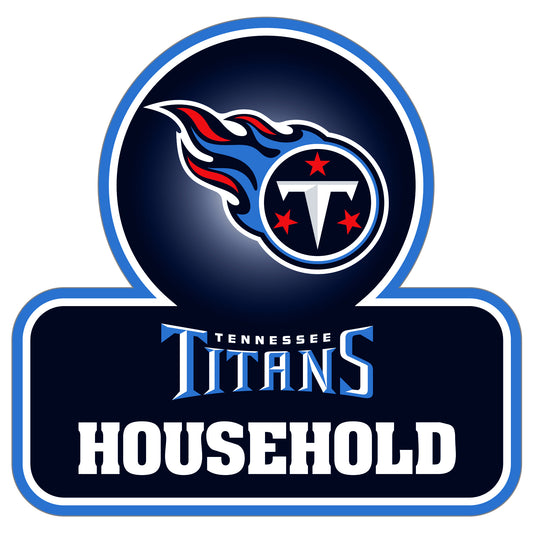 Tennessee Titans Household Auto Decal