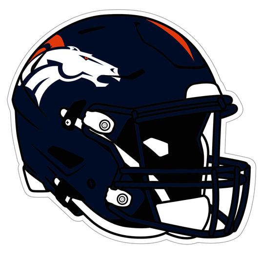 Denver Broncos Helmet Auto Decal