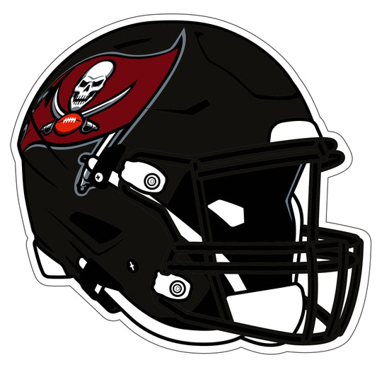 Calcomanía para auto con el casco de los Tampa Bay Buccaneers