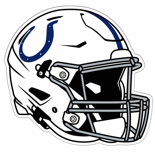 Calcomanía para auto con el casco de los Indianapolis Colts