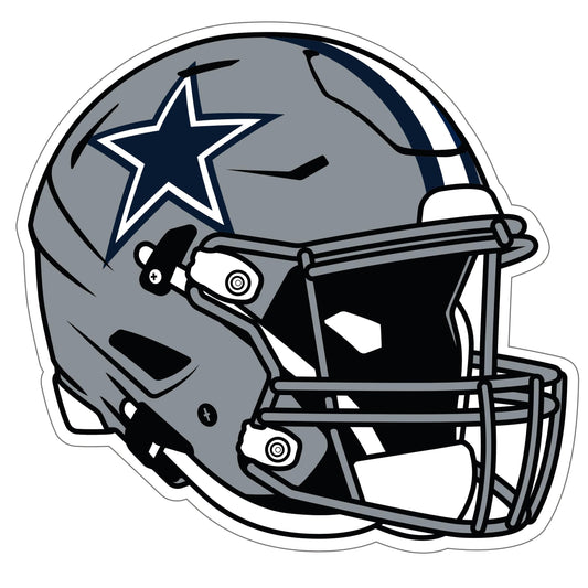 Calcomanía para auto con casco de los Dallas Cowboys