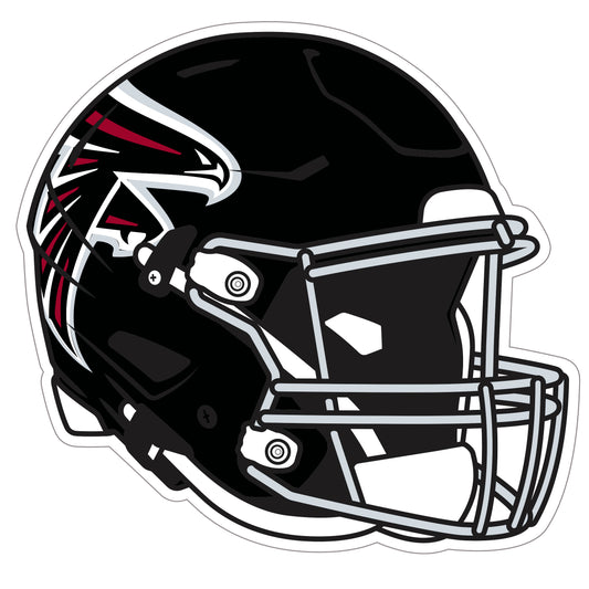 Calcomanía para auto con casco de los Atlanta Falcons