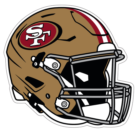 San Francisco 49ers Helmet Auto Decal