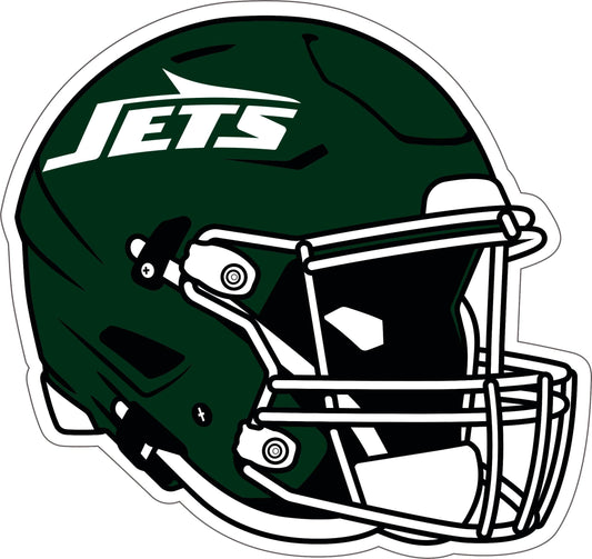 New York Jets Helmet Auto Decal - New York Jets