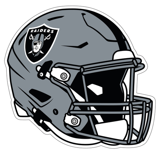 Calcomanía para el casco de los Raiders de Las Vegas