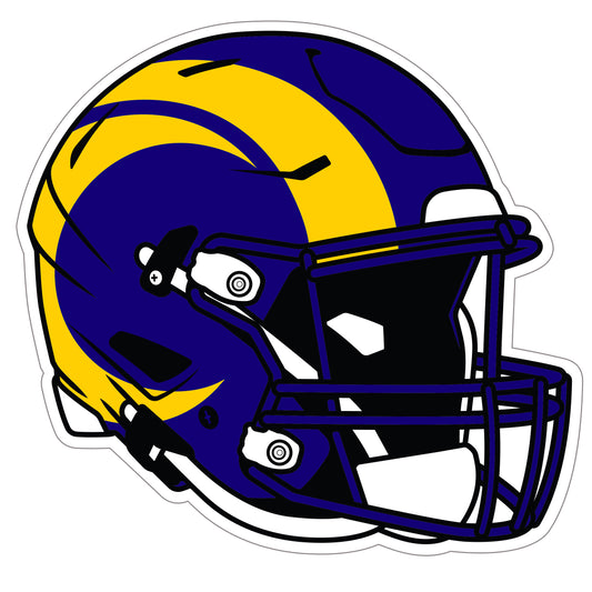 Calcomanía para el casco de Los Angeles Rams