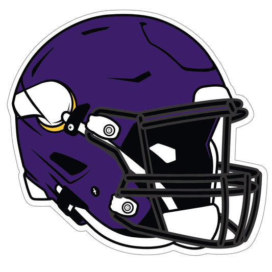 Minnesota Vikings Helmet Auto Decal - Minnesota Vikings