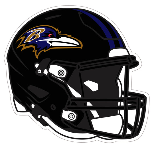 Baltimore Ravens Helmet Auto Decal - Baltimore Ravens