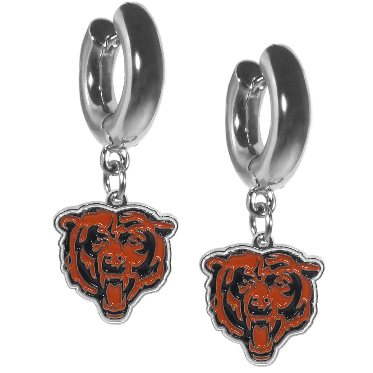 Chicago Bears Huggie Hoop Earrings