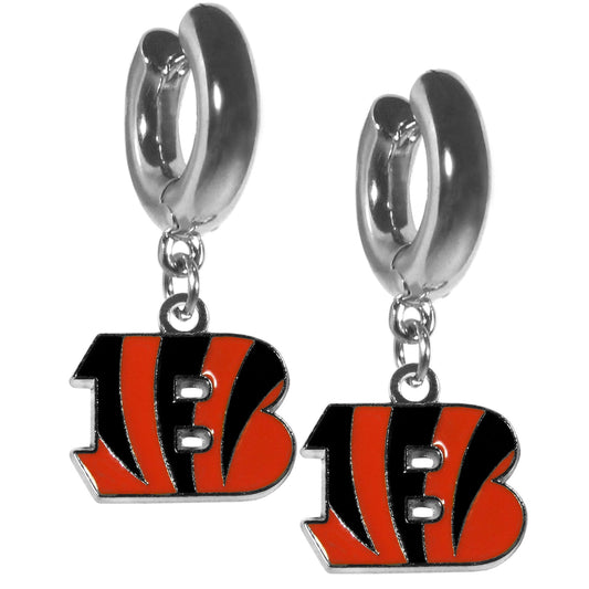 Cincinnati Bengals Huggie Hoop Earrings