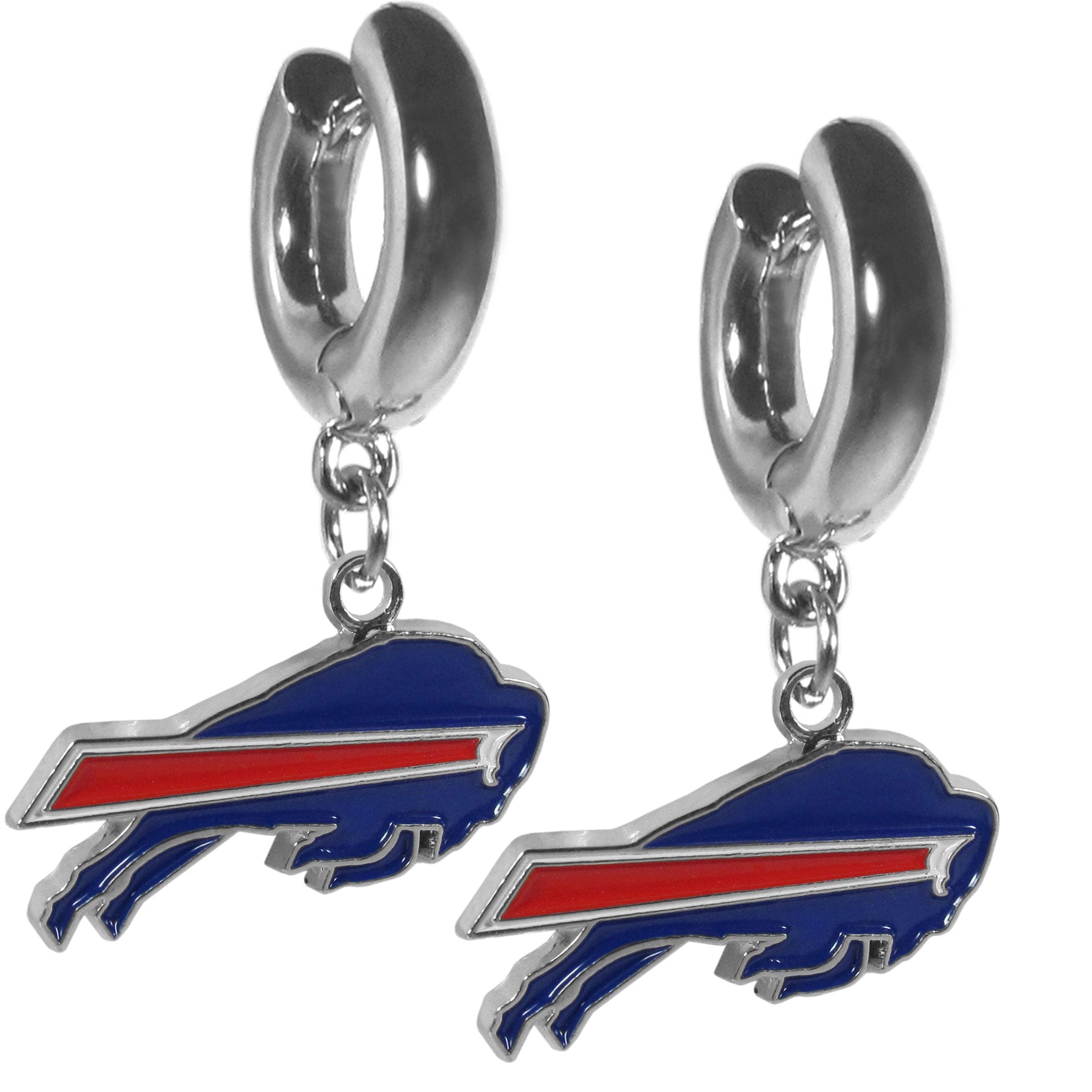 Buffalo Bills Huggie Hoop Earrings