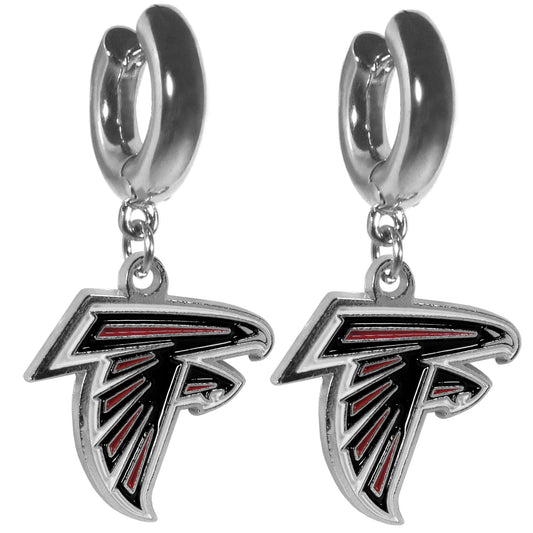 Atlanta Falcons Huggie Hoop Earrings