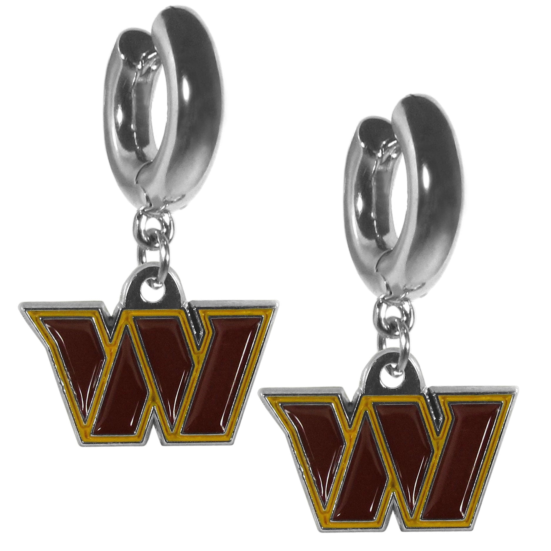 Washington Commanders Huggie Hoop Earrings