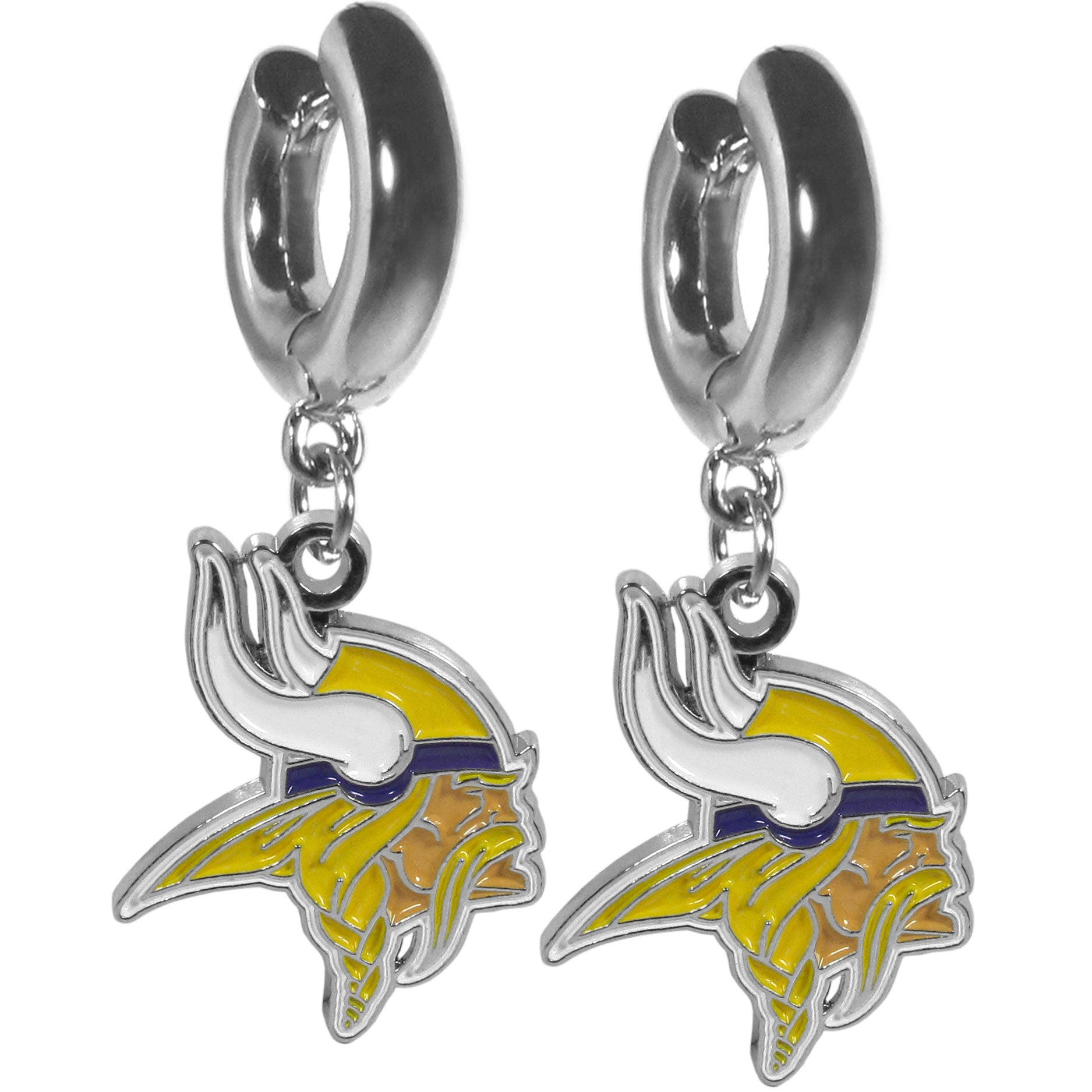 Minnesota Vikings Huggie Hoop Earrings