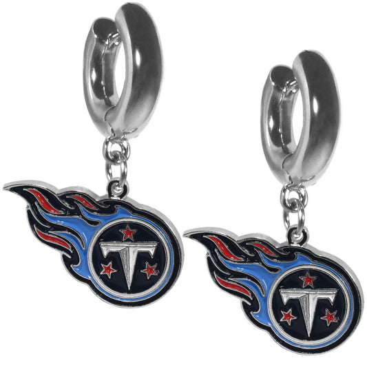 Tennessee Titans Huggie Hoop Earrings