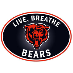 Chicago Bears Live-Breath Auto Decal