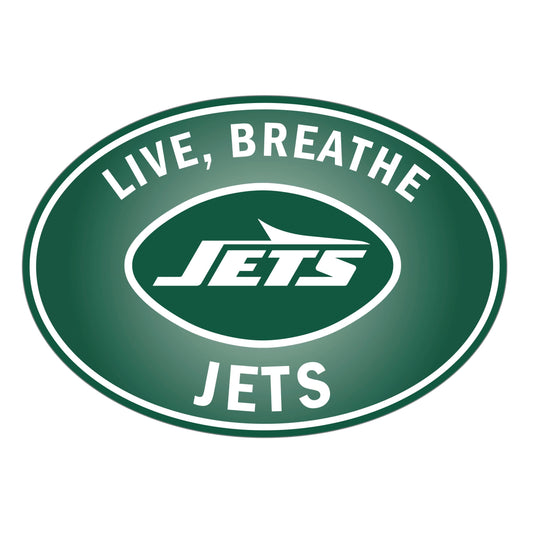 New York Jets Live-Breath Auto Decal