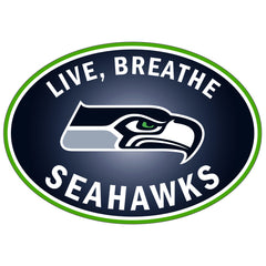 Seattle Seahawks Live-Breath Auto Decal