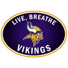 Minnesota Vikings Live-Breath Auto Decal - Minnesota Vikings