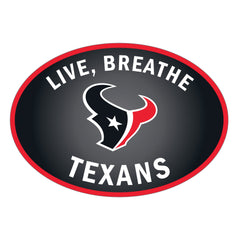 Houston Texans Live-Breath Auto Decal - Houston Texans