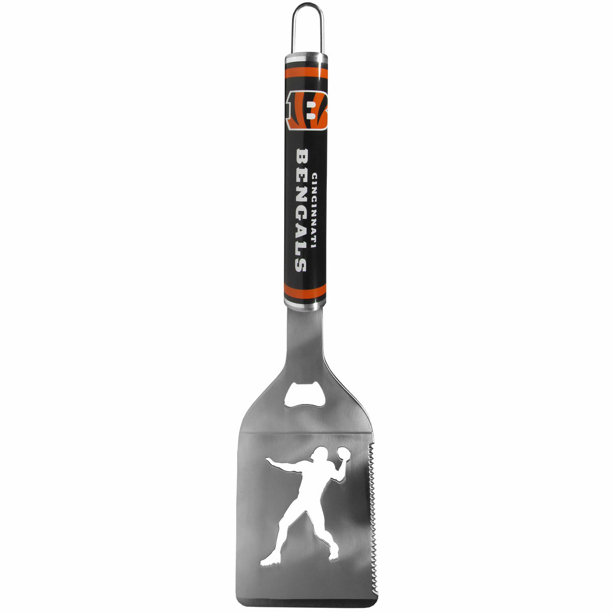 Cincinnati Bengals Steel BBQ Spatula - Cincinnati Bengals