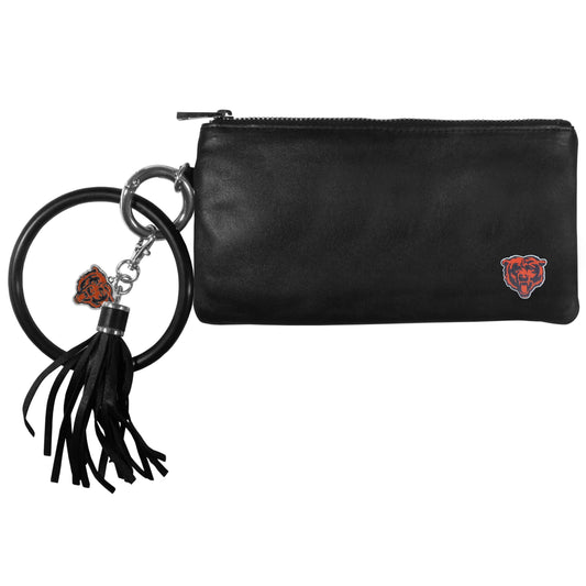 Cartera de cuero con pulsera para mujer de los Chicago Bears